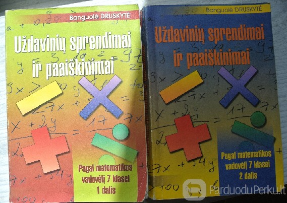 Uždavinių sprendimai ir paaiškinimai 7 klasei