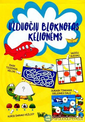 "Užduočių bloknotas kelionėms" (su atsakymais), 5+