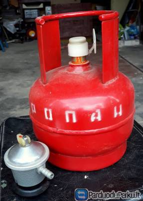 Užpildomas turistinis dujų balionas, 5 kg