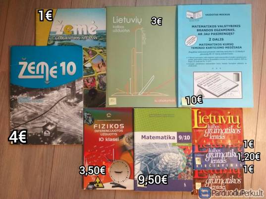 Vadovėliai Uždavinynai Pratybos