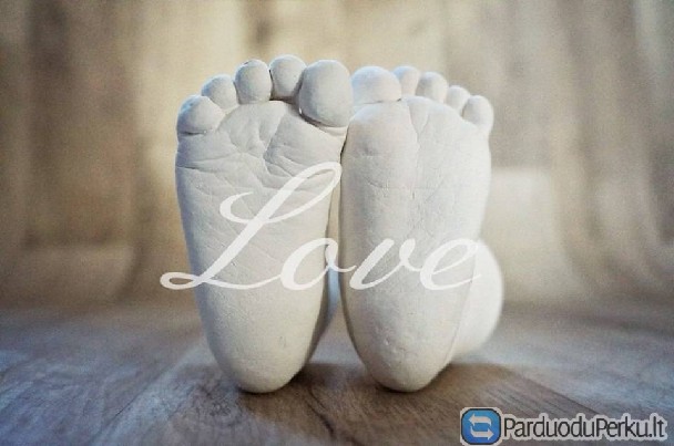 Vaikų rankytės ir pėdutės antspaudų rinkiniai - pigiau!