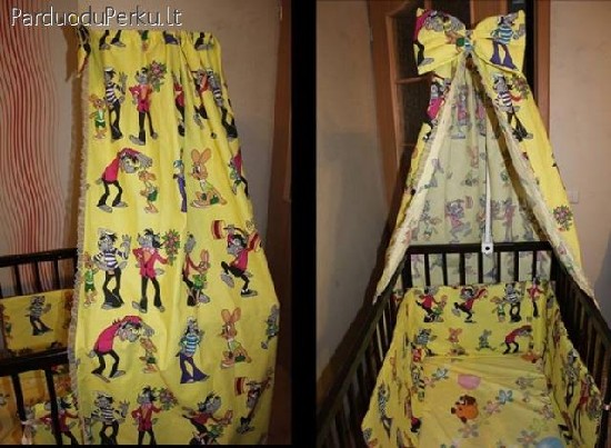 Vaikiška tekstilė (patalynė, rankšluosčiai, kišenės ir t.t.)