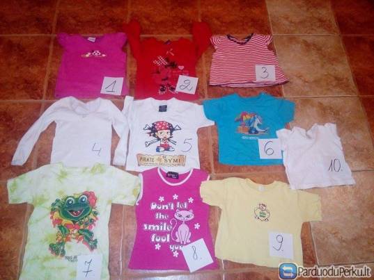 Vaikiški marškinėliai trumpomis rankovėmis