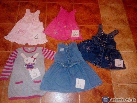 Vaikiškos suknelės , nuo 6 mėnesiu iki 4 metų