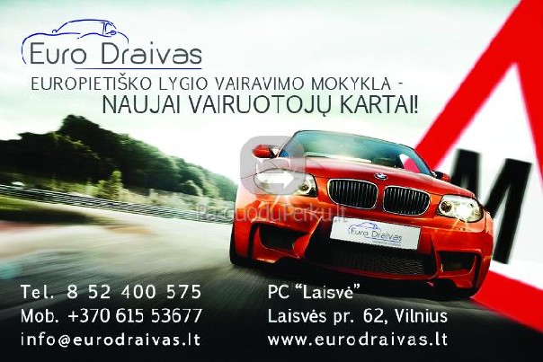 Vairavimo kursai už patrauklią kainą!