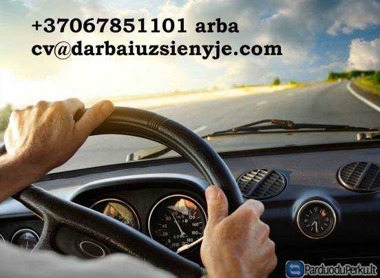 VAIRUOTOJAI VOKIETIJOJE. B, C1, C IR CE KATEGORIJOS