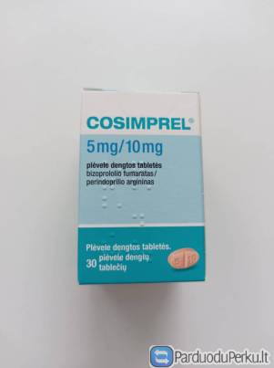 Vaistas Cosimprel 5mg/10 mg