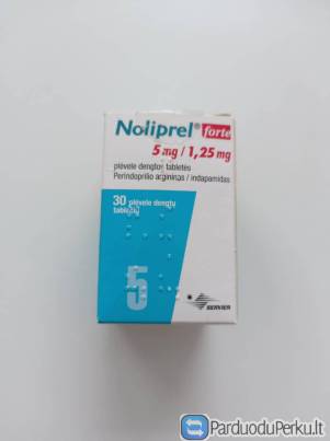 Vaistas Neliprel 5 mg/1,25