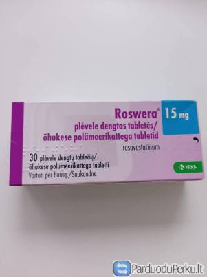 Vaistas Roswera 15 mg
