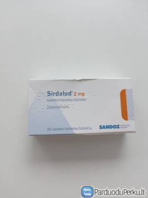 Vaistas Sirdalud 1 dėžutė -3 €