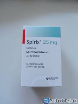 Vaistas Spirix 25 mg