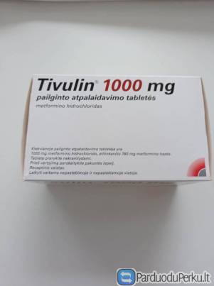 Vaistas Tivulin 1000mg 120 tab