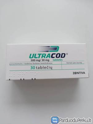 Vaistas Ultra Cod  500 mg/30 mg