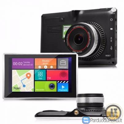 VAIZDO REGISTRATORIAI+iGO NAVIGACIJA SUNKVEŽIMIUI IR AUTOMOBILIUI+ANDROID PLANČETĖ