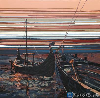 "Vakaras Drevernoje" 1000x1000 mm.