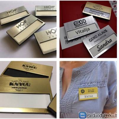 Vardo kortelės darbuotojams