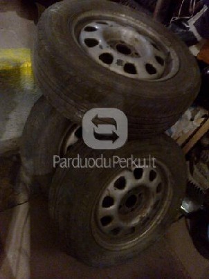 Vasarines padangos R14 4 skyliu komplekto kaina 180lt