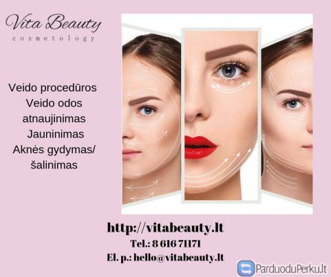 Veido procedūros, veido odos atnaujinimas, jauninimas, aknės gydymas/ šalinimas
