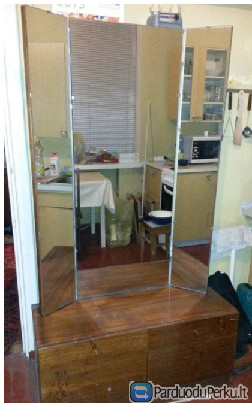 Veidrodis su spintele