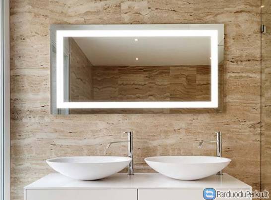 Veidrodžiai su LED apšvietimu