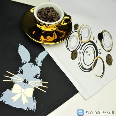 VELYKINĖS medvilninės servetėlės