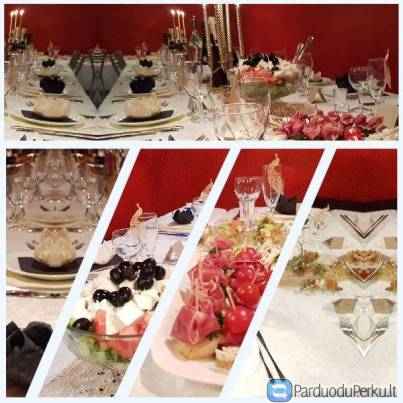 Vestuvės, maistas vestuvėms. Paruošimas, pristatymas