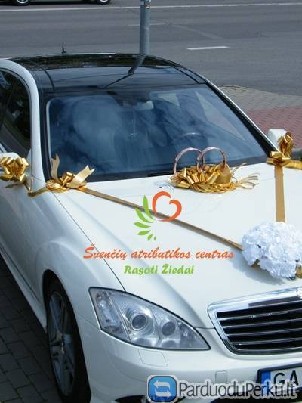 Vestuvių Automobilių papuošimai