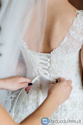 Vestuvine šampaninė suknelė