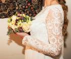 Vestuvinė suknelė skoningai, elegantiškai, praktiškai nuotakai.
