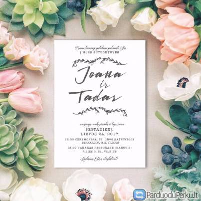 Vestuviniai ir kiti proginiai kvietimai
