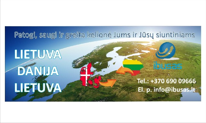 Vežame į Daniją greitais ir patogiais mikroautobusais