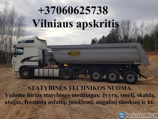 Vežame žvyrą,smėlį, skaldą, juodžemį, atsijas +37060625738 Vilnius