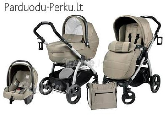 Vežimėlis 3 in 1 Peg perego Book Plus Completo (pilka važiuo