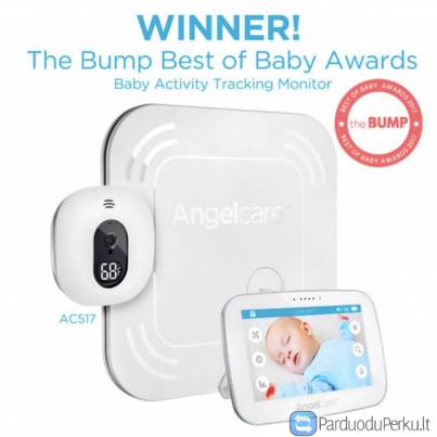 Video auklė ANGELCARE AC517 su bevieliais kvėpavimo jutikliais