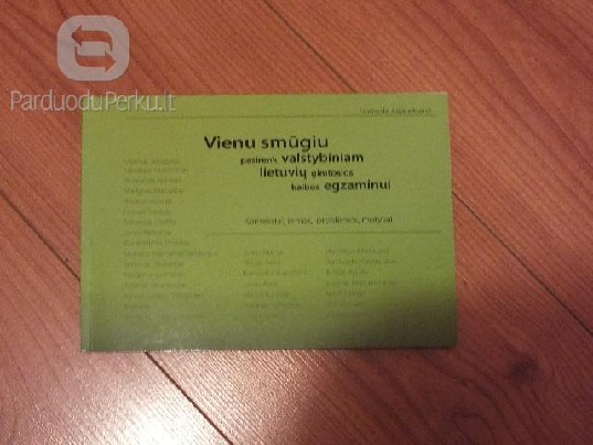 Vienu smūgiu pasirenk valstybiniam lietuvių kalbos