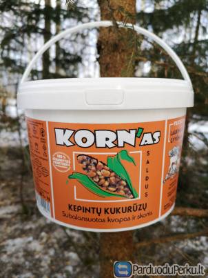 Vilioklis Kepinti kukurūzai KORN'as, 3,05 kg.