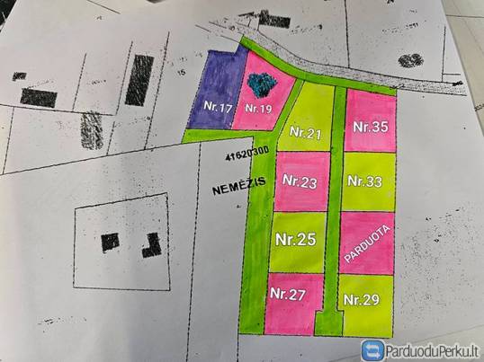 Vilniaus r. sav.,  namų valdos sklypas