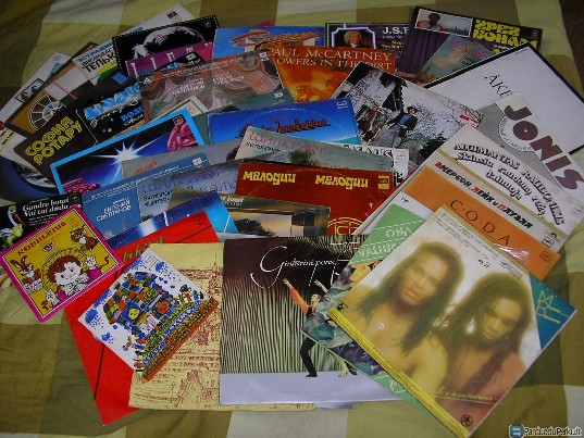 Vinilines patefono ploksteles