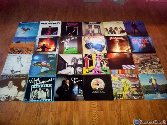 Vinilinės plokštelės iš asmeninės kolekcijos