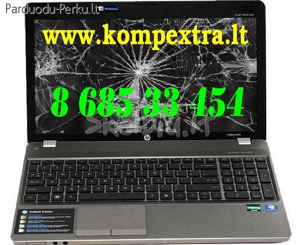 Visų dydžių nauji ir naudoti LED ir LCD ekranai nešiojamiems