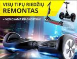 Visų tipų Riedžių, paspirtukų, elektroninių mašinų remontas Geriausia kaina ŠIAULIUOSE