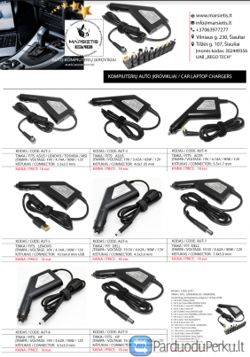 VISI Nešiojamų kompiuterių mašininiai automobiliniai pakrovėjai