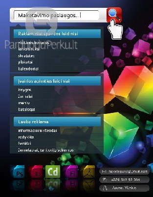 Visos maketavimo ir dizaino paslaugos