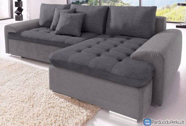 Vokiškas minkštas kampas su miego funkcija "Rumba"