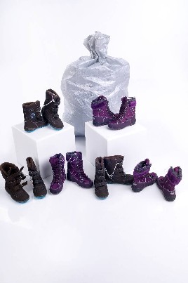 Vokiški vaikiški batai urmu