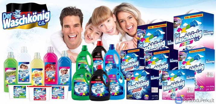 vokiškos skalbimo priemonės