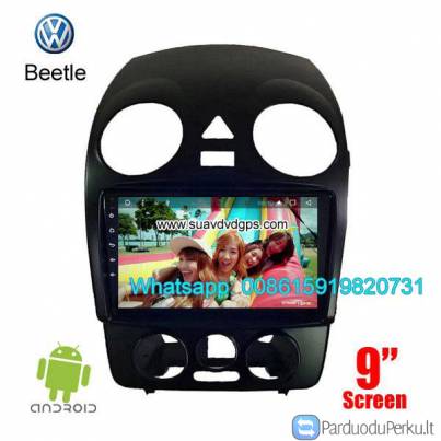 Volkswagen VW Beetle Car audio radio android GPS navigation camera