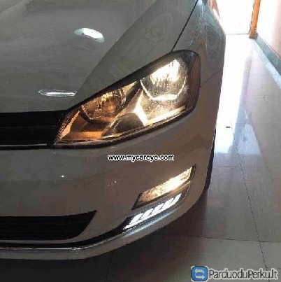 VOLKSWAGEN VW Golf 7 DRL LED šviesos dienos metu