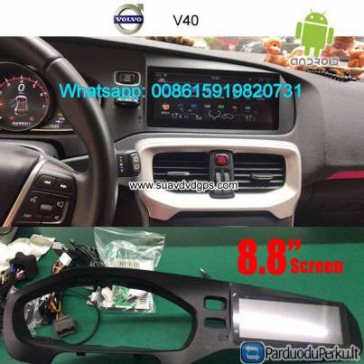 Volvo V40 Car stereo audio radio android GPS navigation camera