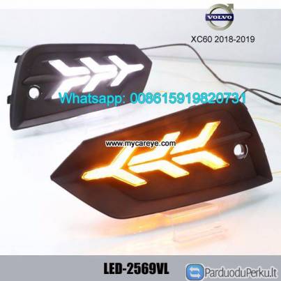 Volvo XC60 LED cree DRL day time running lights driving daylight